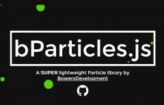 javascript particle animation for background