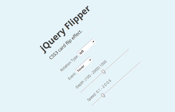 Card Flip Animation with Jquery  | Frontendscript
