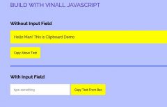 Javascript Copy to Clipboard Without Input
