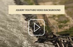 Youtube Video Background with jQuery Plugin